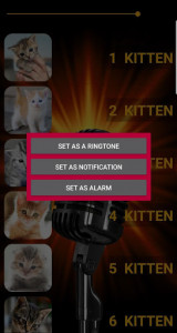 اسکرین شات برنامه Cat Sounds 5