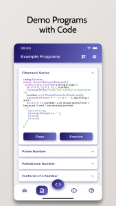 اسکرین شات 5 برنامه C# Compiler - Run .cs Code