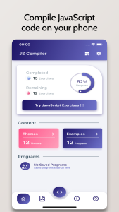 اسکرین شات 1 برنامه JavaScript Compiler - Run .js