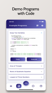 اسکرین شات 5 برنامه Python Compiler - Run .py Code