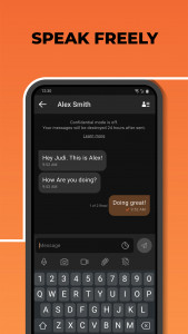 اسکرین شات برنامه Confide - secure messenger 3