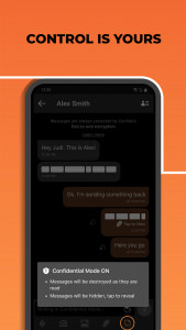 اسکرین شات برنامه Confide - secure messenger 7