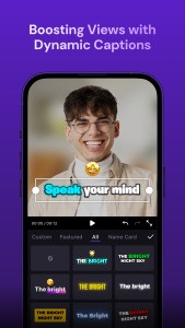 اسکرین شات 5 برنامه Zeemo:AI video maker & Caption