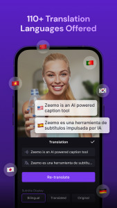اسکرین شات برنامه Zeemo:AI video maker & Caption 3