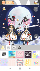اسکرین شات برنامه Sweet Lolita Twins: Magical Dress up 3