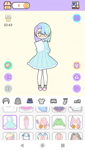 اسکرین شات برنامه Pastel Avatar: Magical Pastel Dress up 3