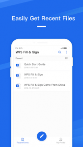 اسکرین شات برنامه WPS PDF Fill & Sign - Fill & Sign on PDF 1