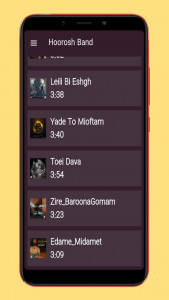 اسکرین شات برنامه آهنگ های هوروش بند 3