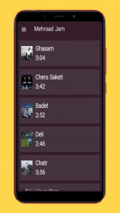 اسکرین شات برنامه اهنگ های مهراد جم 3