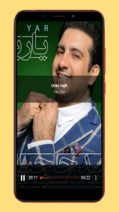 اسکرین شات برنامه آهنگ های امید حاجیلی 4