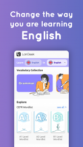 اسکرین شات برنامه LanGeek | English Vocabulary 1