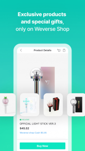 اسکرین شات برنامه Weverse Shop 5