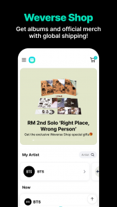 اسکرین شات برنامه ویورس (weverse) 5