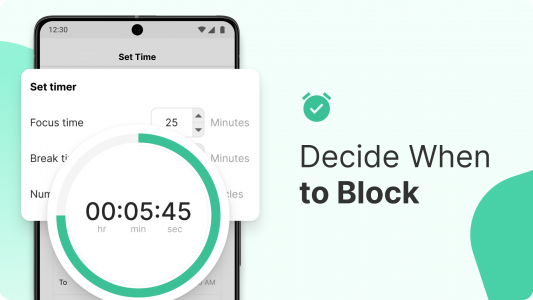 اسکرین شات 3 برنامه BlockSite: Block Apps & Sites