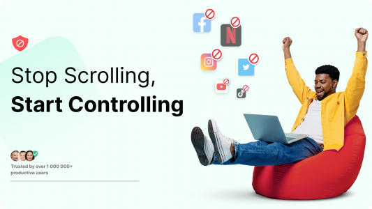اسکرین شات 1 برنامه BlockSite: Block Apps & Sites