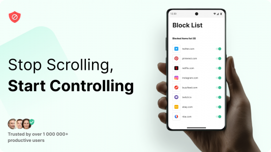 اسکرین شات برنامه BlockSite: Block Apps & Focus 1