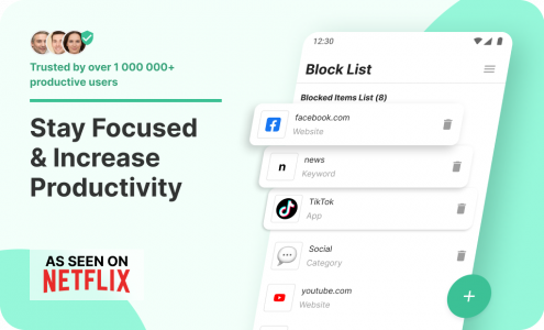 اسکرین شات برنامه BlockSite: Block Apps & Focus 1