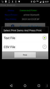 اسکرین شات برنامه Printer Bluetooth 5