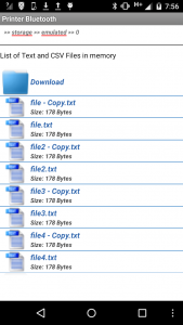 اسکرین شات برنامه Printer Bluetooth 4