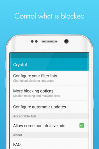 اسکرین شات برنامه Crystal for Samsung Internet 4
