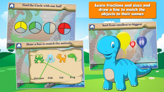 اسکرین شات بازی Dino 1st Grade Learning Games 3