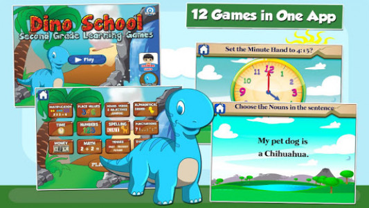 اسکرین شات بازی Dino Grade 2 Games 1