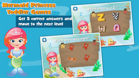 اسکرین شات بازی Mermaid Princess Toddler Games 3