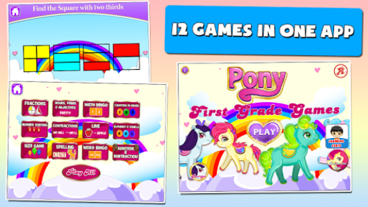 اسکرین شات بازی Pony Games for First Graders 1