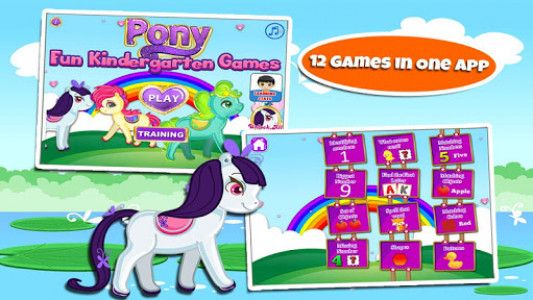 اسکرین شات بازی Fun Kindergarten Games: Pony 1