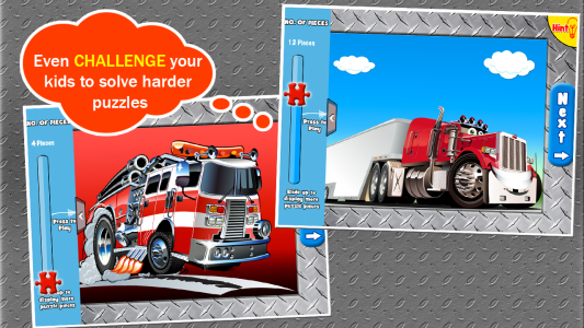 اسکرین شات بازی Trucks Puzzles: Kids Trucks 4