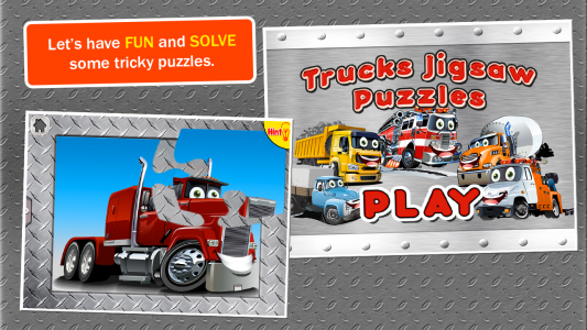 اسکرین شات بازی Trucks Puzzles: Kids Trucks 1