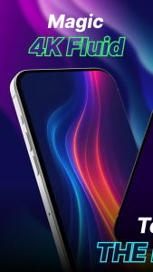 اسکرین شات 2 برنامه Fluid Live Wallpaper-4D Screen