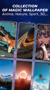 اسکرین شات 1 برنامه Fluid Live Wallpaper-4D Screen
