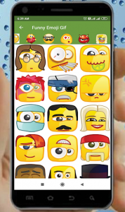 اسکرین شات برنامه Funny Emoji Gif 7