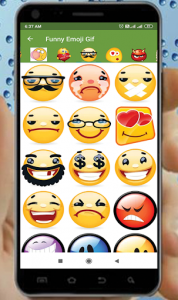 اسکرین شات برنامه Funny Emoji Gif 6