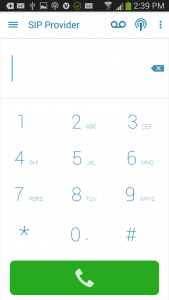اسکرین شات برنامه SessionTalk Softphone 1