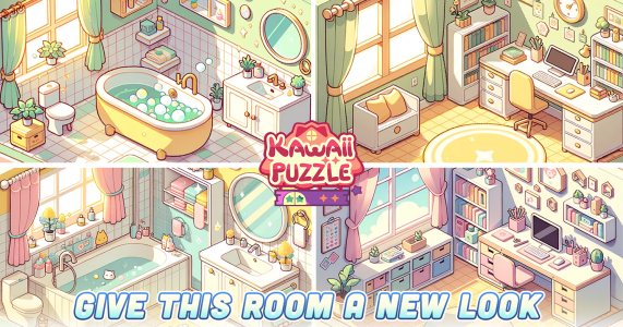 اسکرین شات بازی Kawaii Puzzle: Unpacking Decor 2