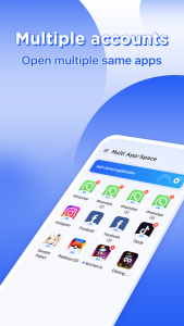 اسکرین شات 1 برنامه Multi App-Space