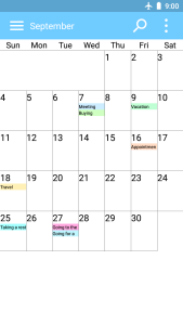 اسکرین شات 3 برنامه Calendar and Planner