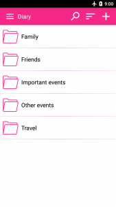 اسکرین شات 5 برنامه Diary with lock