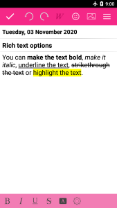 اسکرین شات 6 برنامه Daily journal