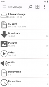 اسکرین شات برنامه File Manager 1