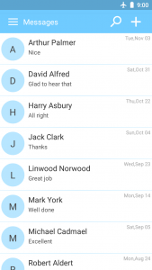 اسکرین شات برنامه SMS text messaging app 3