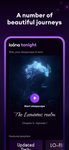 اسکرین شات برنامه Loóna: Bedtime Calm & Sleep 7