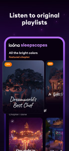 اسکرین شات برنامه Loóna: Bedtime Calm & Sleep 8