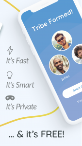اسکرین شات 5 برنامه We3: Meet New People in Groups
