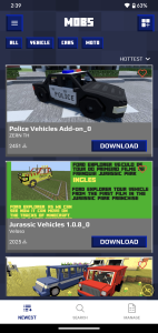 اسکرین شات برنامه Vehicle Car Mods for Minecraft 4