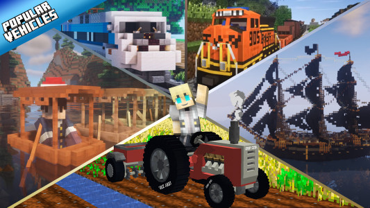 اسکرین شات برنامه Vehicle Car Mods for Minecraft 1