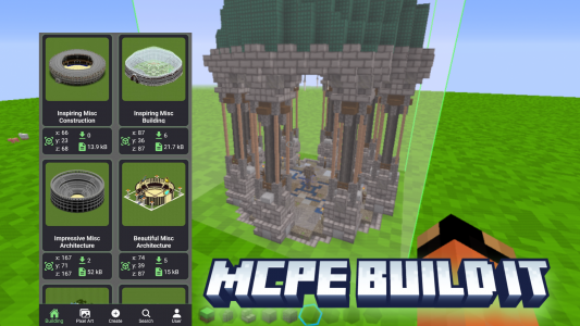 اسکرین شات 1 برنامه Master Builder for Minecraft