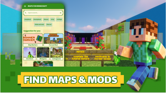 اسکرین شات 3 برنامه Master Maps for Minecraft PE